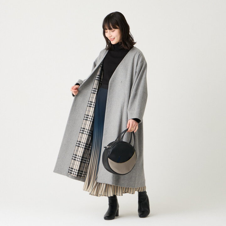 楽天市場】【セール20%オフ】ノーカラー和洋コート公式 ふりふ 