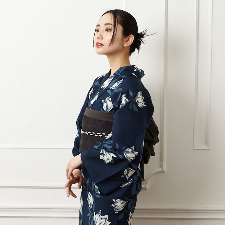 楽天市場】浴衣単品「 モクレン 」公式 ふりふ 日本製 洗える ゆかた 