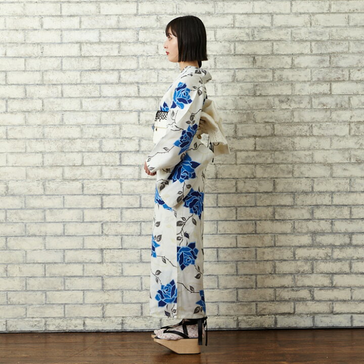 楽天市場】【セール50%オフ】浴衣単品「 NaturalFurifu 青薔薇 」公式 