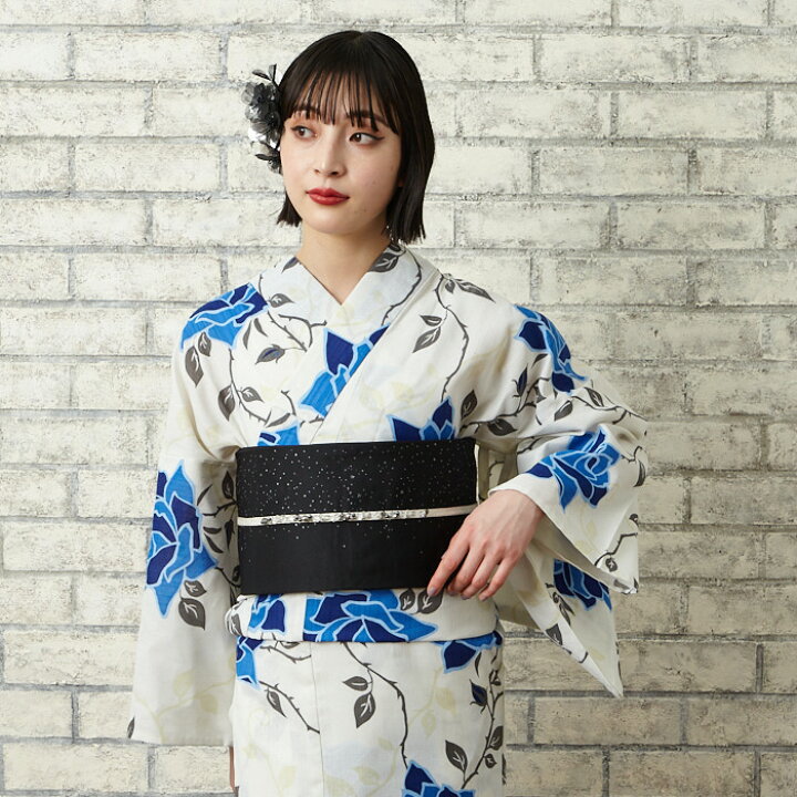 楽天市場】【セール10%オフ】浴衣単品「 NaturalFurifu 青薔薇 」公式 