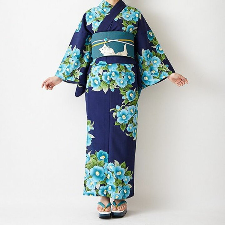 ふりふダリアテッレ浴衣ゆかた
