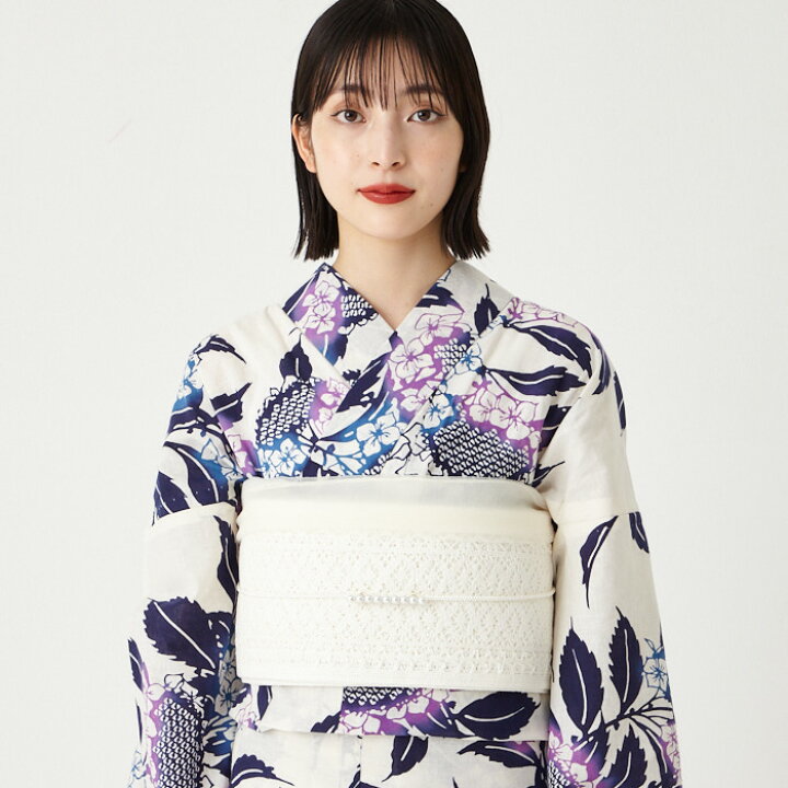 楽天市場】浴衣単品「 注染 額紫陽花 」公式 ふりふ 浴衣 レディース 