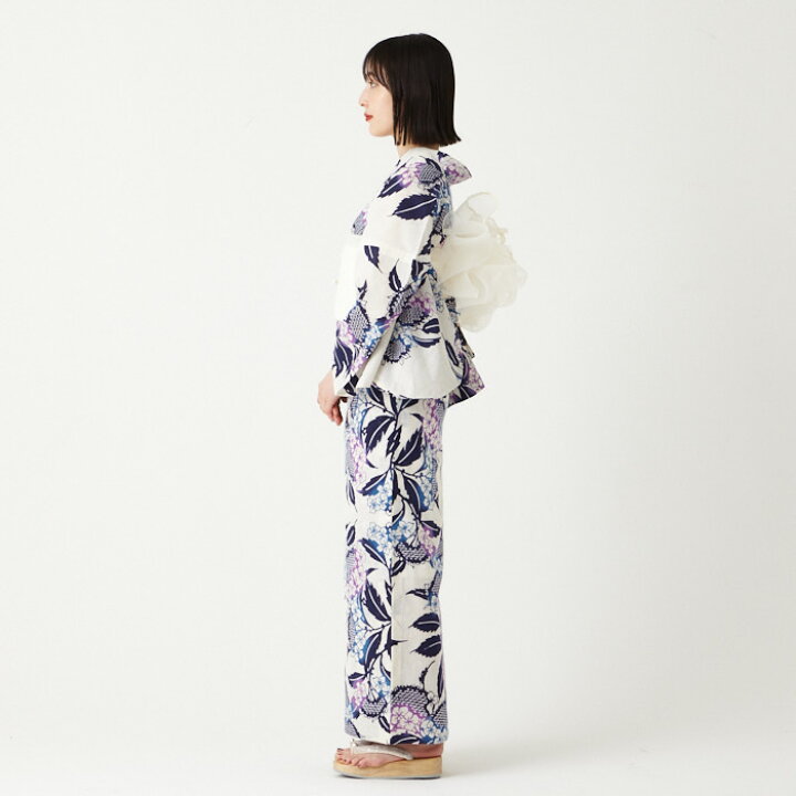 楽天市場】浴衣単品「 注染 額紫陽花 」公式 ふりふ 浴衣 レディース 
