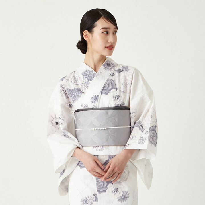 楽天市場】浴衣単品「 フラワーブーケ 」公式 ふりふ 浴衣 レディース 