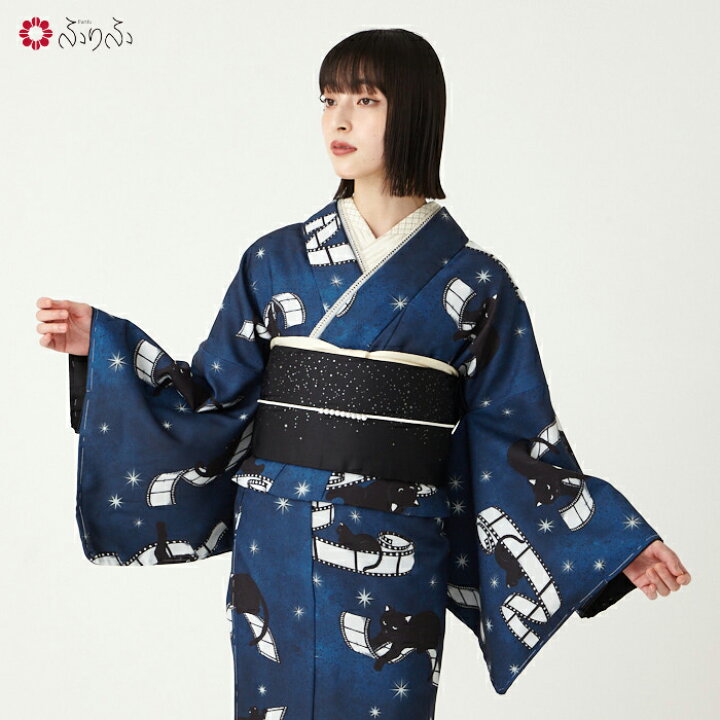 楽天市場】【セール10%オフ】小紋単品「 シネマキャット 