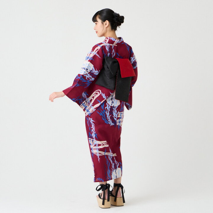 楽天市場】【セール40%オフ】浴衣単品「 NaturalFurifu 月と柳 」公式 