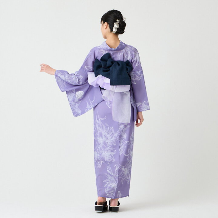 楽天市場】浴衣単品「 カサブランカ浴衣 」公式 ふりふ 日本製 ゆかた 