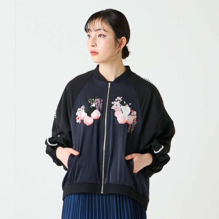 楽天市場】【セール30%オフ】桃源郷 猫刺繍スカジャン公式 ふりふ 和 