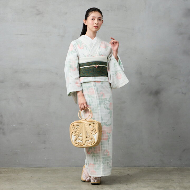 楽天市場】【セール10%オフ】二重着物単品「バスケットベール ぶどう