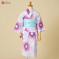 楽天市場】京都瑠璃雛菊 子供浴衣の通販