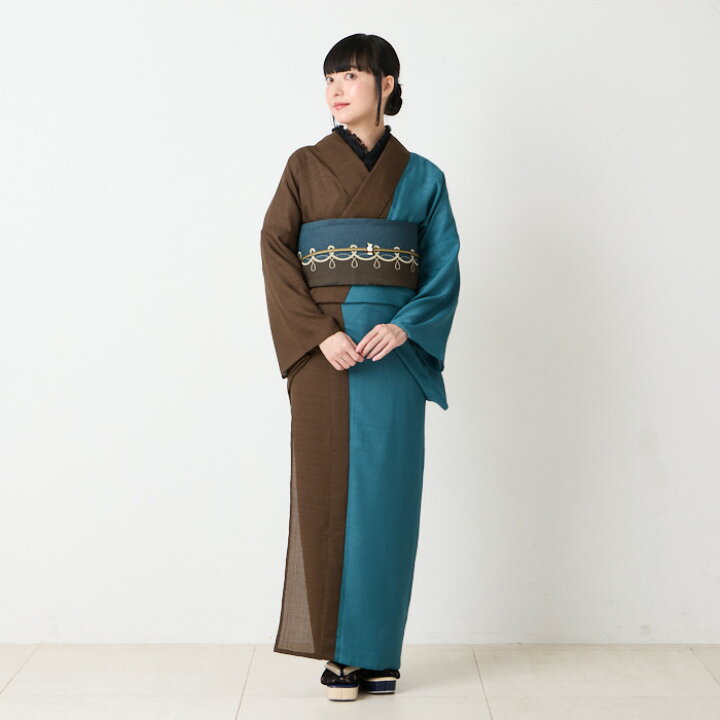 楽天市場】【セール10%オフ】【プレタ小紋】バイカラー 単衣公式 
