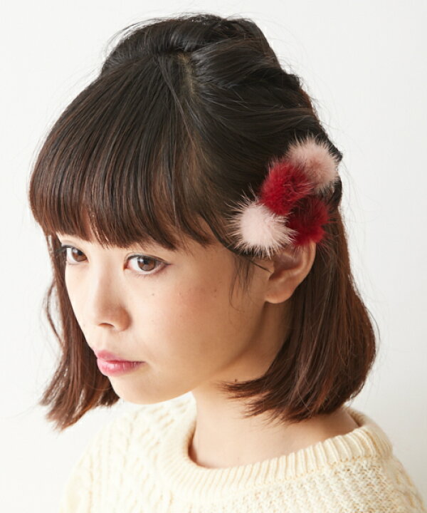 楽天市場 公式 ふりふ ミンクｕピン かんざしヘアピン ｕピンセット 白 黒 ピンク 赤 グレー 緑 結婚式 7才 和装 着物 きもの レトロ かわいい ショートヘア ボブ ロング ふぁー ぼんぼん ぽんぽん 簪 髪飾り 浴衣 ヘアアクセサリー ふりふ 成人式 卒業式 七五三 振袖