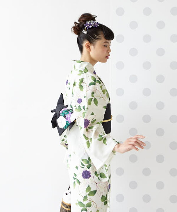 楽天市場】【セール30%オフ】浴衣帯 半巾帯「花丸朝顔」公式 ふりふ  