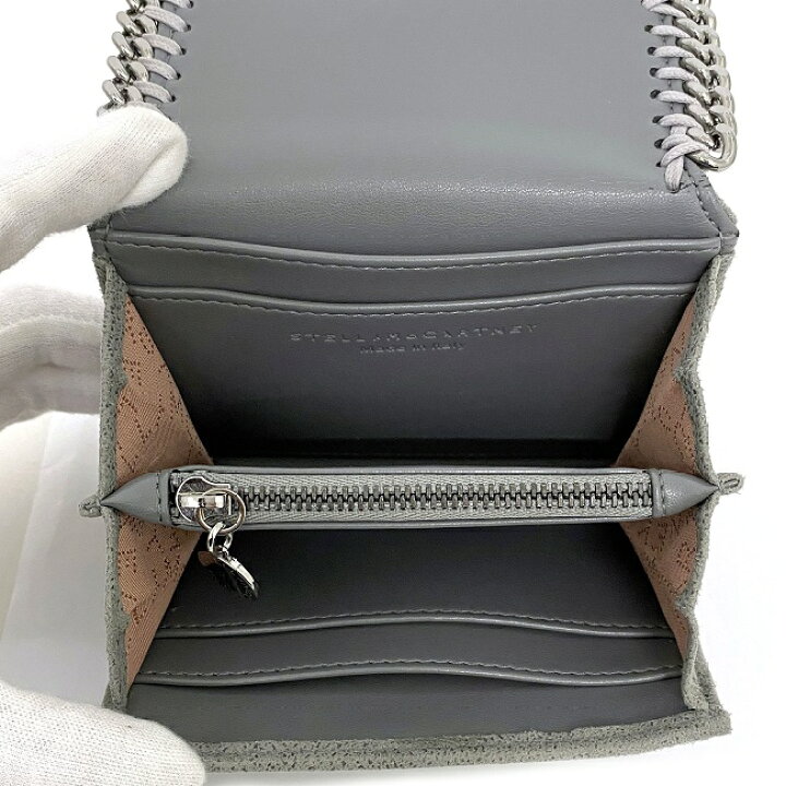 楽天市場】【送料無料】 ステラ マッカートニー 二つ折り 財布 グレー  