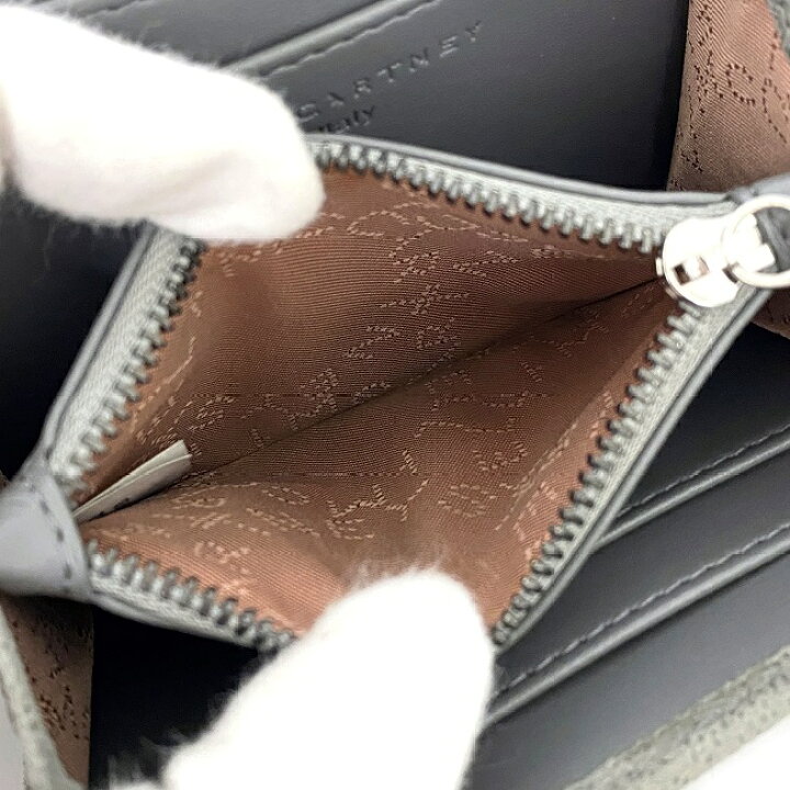 楽天市場】【送料無料】 ステラ マッカートニー 二つ折り 財布 グレー  