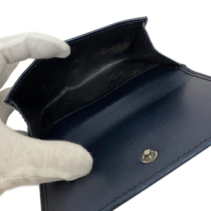 楽天市場】【送料無料】 グッチ 二つ折り 財布 ネイビー ブルー 