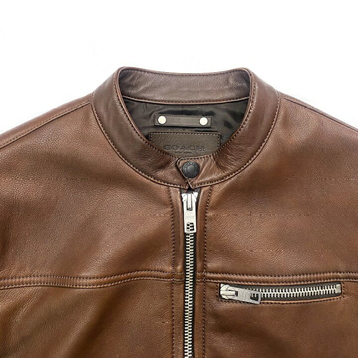 楽天市場】【送料無料】 コーチ ジャケット ブラウン 132154 美品 XS 