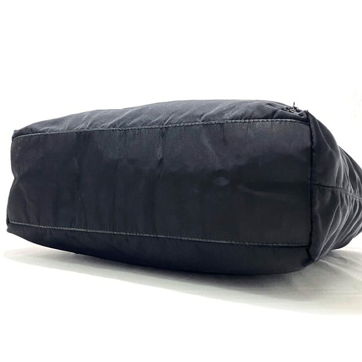 楽天市場】【送料無料】 プラダ ハンドバッグ ブラック シルバー NERO 