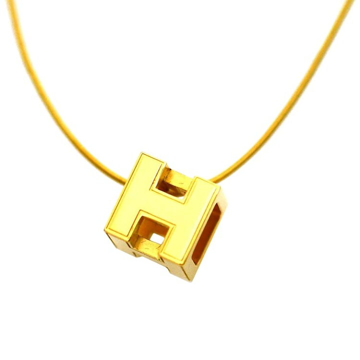 楽天市場】【送料無料】 エルメス Hキューブ ネックレス ゴールド 美 