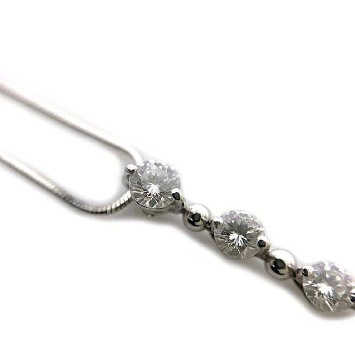 楽天市場】【送料無料】 ダイヤ ネックレス 5連 0.51ct Pt 850 Pt 900  