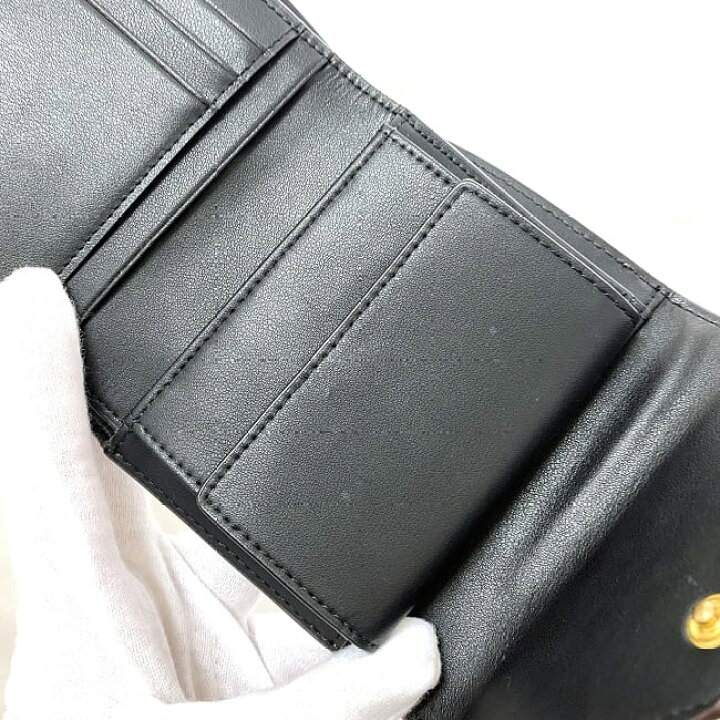 楽天市場】【送料無料】 セリーヌ 三つ折り 財布 ブラック ブラウン 