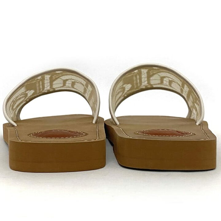 楽天市場】【送料無料】 クロエ サンダル ブラウン ホワイト CHC19U187  