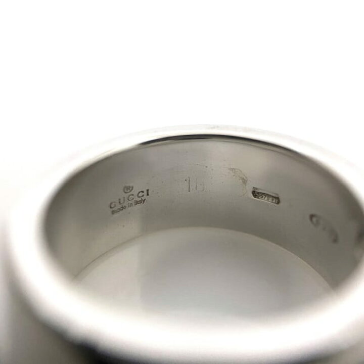 楽天市場】【送料無料】 グッチ リング シルバー 指輪 9.5号 10号 Ag  