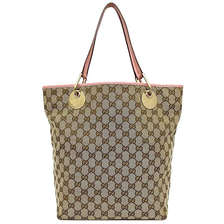 楽天市場】【送料無料】 グッチ トートバッグ ベージュ ピンク 120836  
