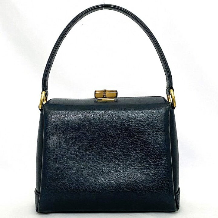 楽天市場】【送料無料】 グッチ ハンドバッグ ネイビー ゴールド バンブー 000 33 0240 美品 レア レザー 竹 中古 GUCCI  ヴィンテージ ターンロック トップハンドル 青 ゴールド金具 コンパクト ミニバッグ マチ有 コンパートメント お洒落 高級感 カジュアル ブランド  ...