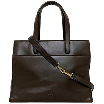 極美品ロエベショッパートートパンチングアナグラムレザーピンクベージュ