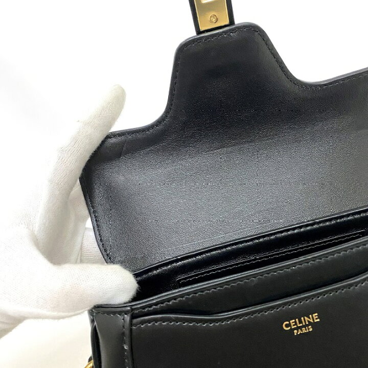 楽天市場】【送料無料】 セリーヌ ショルダーバッグ ブザス ブラック 