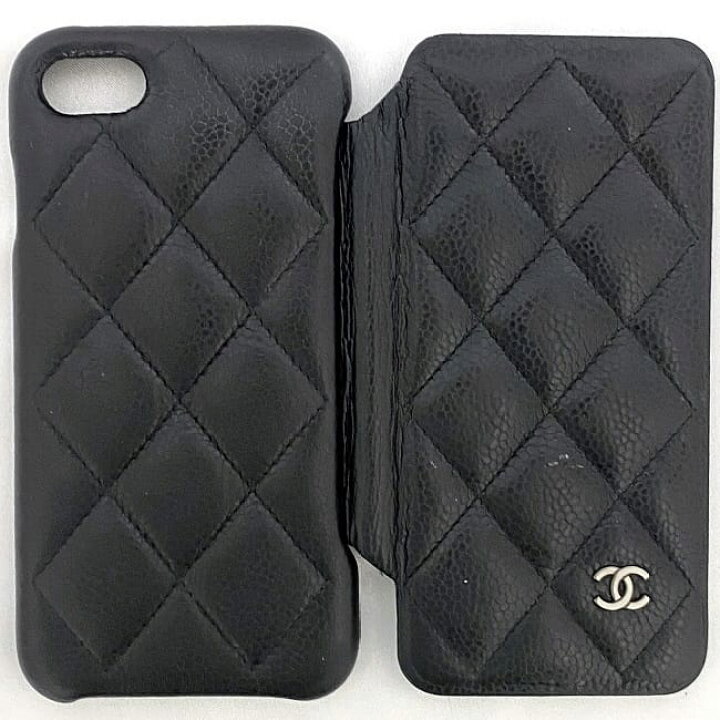 楽天市場】【送料無料】 シャネル iPhone SE ケース ブラック  