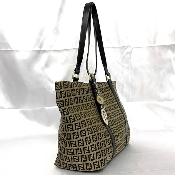 楽天市場】【送料無料】 フェンディ トートバッグ ベージュ ブラウン  