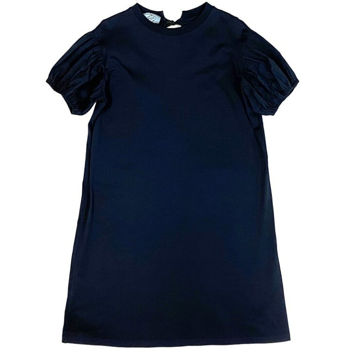 新着】【中古】PRADA(プラダ) ワンピース クルーネック/半袖/ひざ丈  