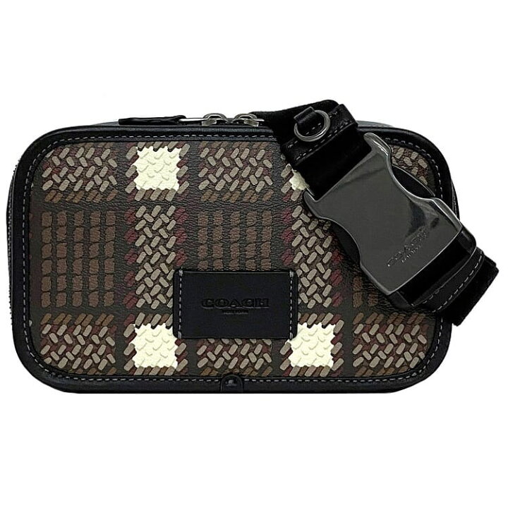 楽天市場】【送料無料】 コーチ ボディバッグ ブラック レッド 