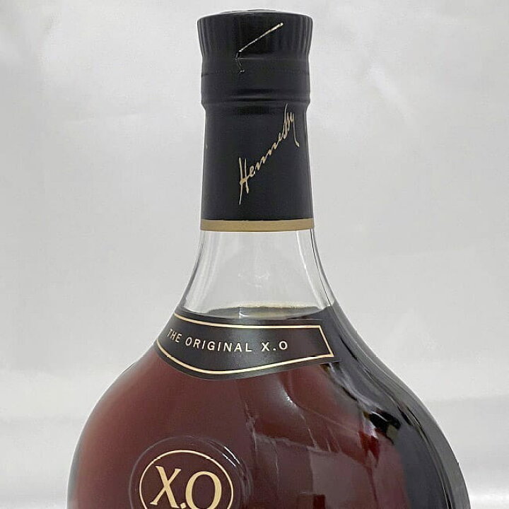 ヘネシー X.O エクストラオールド 1000ml 1リットル 黒キャップ クリア 