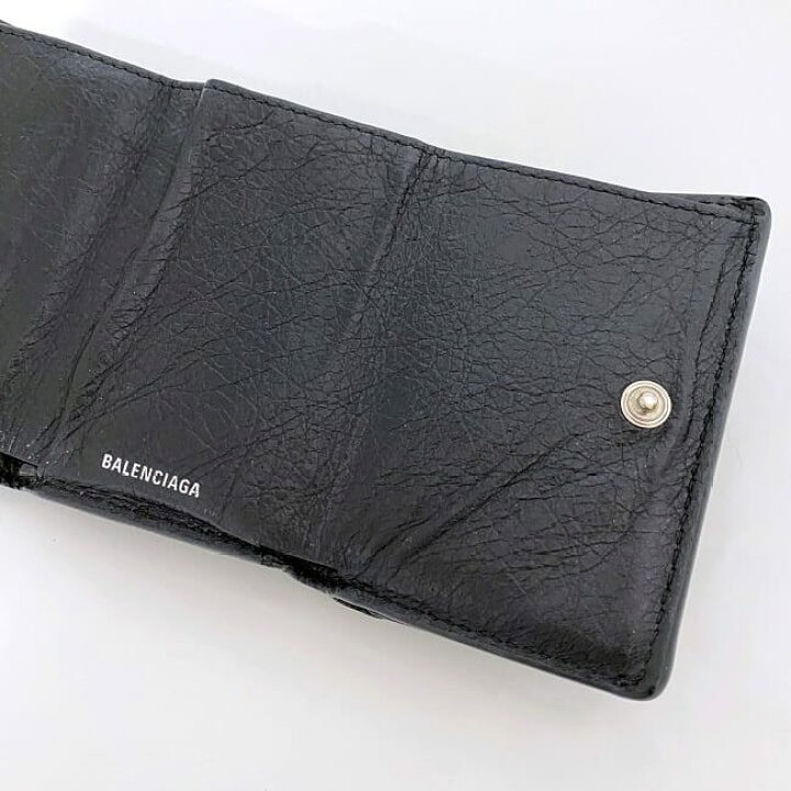 楽天市場】【送料無料】 バレンシアガ 三つ折り 財布 ペーパー ミニ 