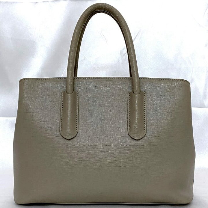 フルラ FURLA 2WAY ハンドバッグ グレー ショルダー付き 上品 レザー