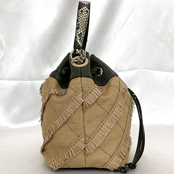 楽天市場】【送料無料】 ジミーチュウ 巾着 チェーン ショルダーバッグ  