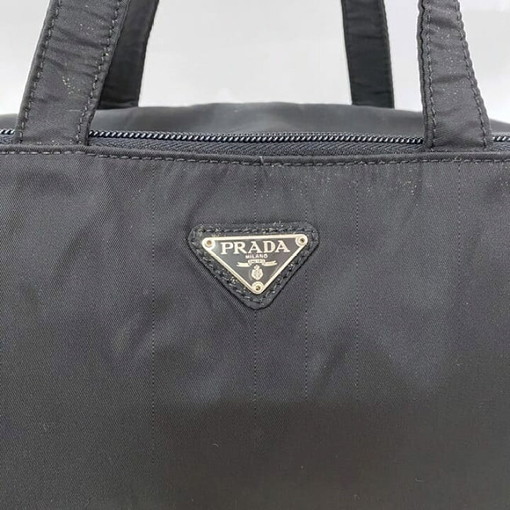 楽天市場】【送料無料】 プラダ ハンドバッグ ec-21198 ブラック NERO 