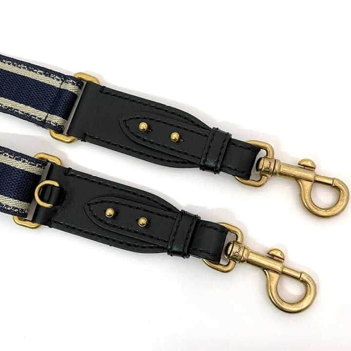 楽天市場】【送料無料】 クリスチャン ディオール ショルダー Christian Dior 美品ショルダーストラップアクセサリーネイビー