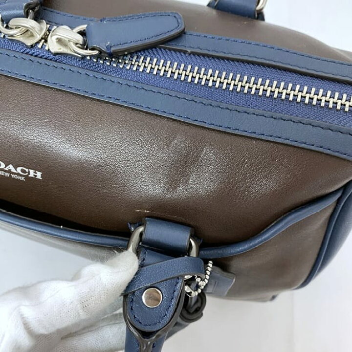 楽天市場】【送料無料】 コーチ ミニボストンバッグ ec-21789 ブラウン  