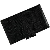 【送料無料】 エルメス 手帳カバー アジェンダ PM ec-22146 ブラック 美品 レザー リザード 中古 □J刻印…