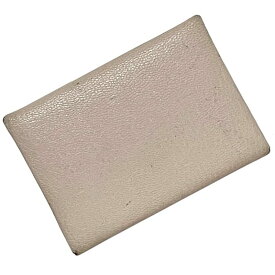 【送料無料】 エルメス 二つ折り 財布 カルヴィ デュオ f-23964 ピンク モーヴルペール コインケース レザー シェブルミゾル 中古 U刻印 2022年 HERMES ホック コンパクト 小銭入れ ヴィンテージ 薄ピンク 人気 定番 お洒落 上品 シンプル エレガント ブランド 本物 鑑定済み