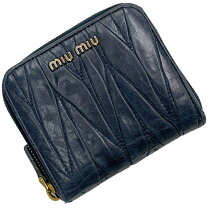 楽天市場】miumiu 財布 ネイビーの通販
