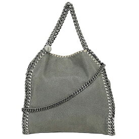 ステラマッカートニー チェーン ショルダーバッグ グレー シルバー ファラベラ 371223 ポシェット 中古 STELLA McCARTNEY 斜め掛け 肩掛け チャーム付 シンプル マグネット ハンドバッグ チェーンバッグ 人気 レディース バッグ ロゴ 無地 灰色 本物 鑑定済み