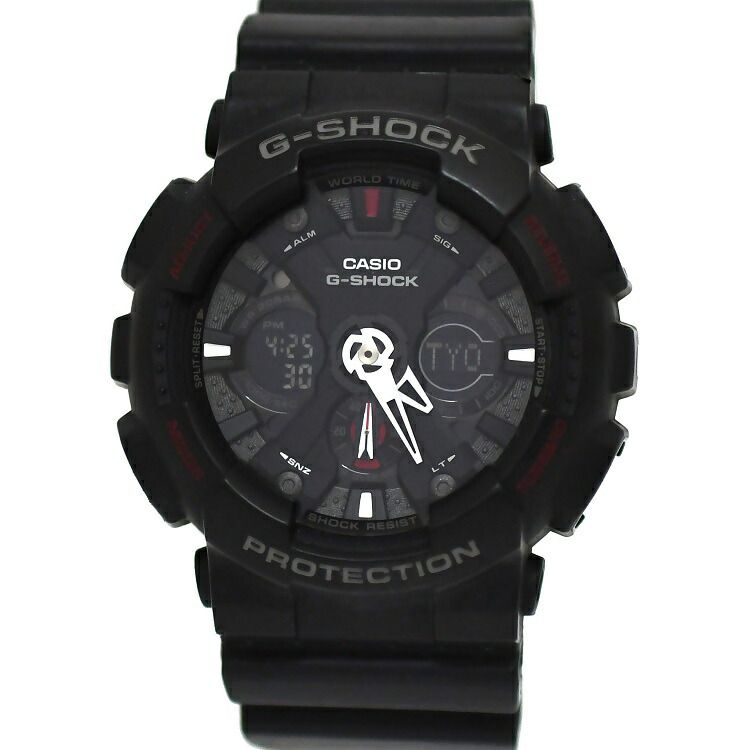 楽天市場】カシオ 腕時計 Ｇ-Shock ブラック GA-120 時計 メンズ