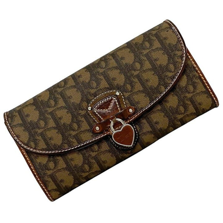 希少】Dior クリスチャンディオール トロッター PVC 二つ折り 長財布 