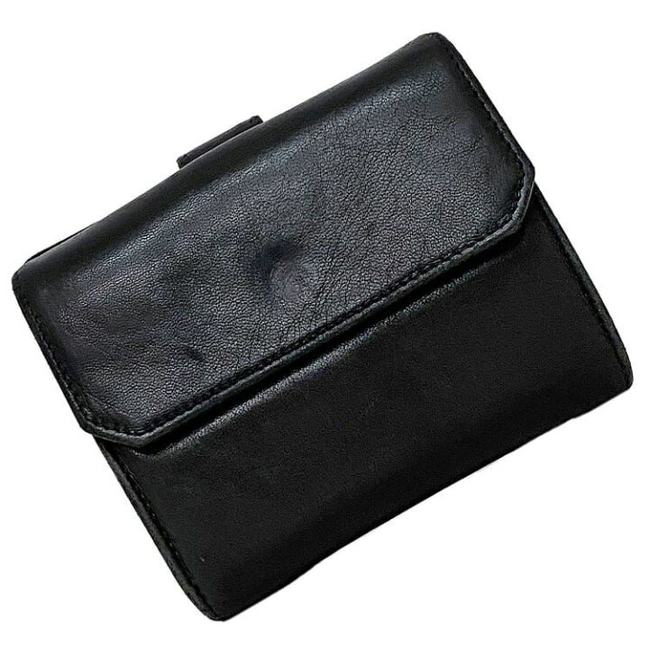 楽天市場】ロエベ 二つ折り 財布 ブラック アナグラム 美品 ダブル 