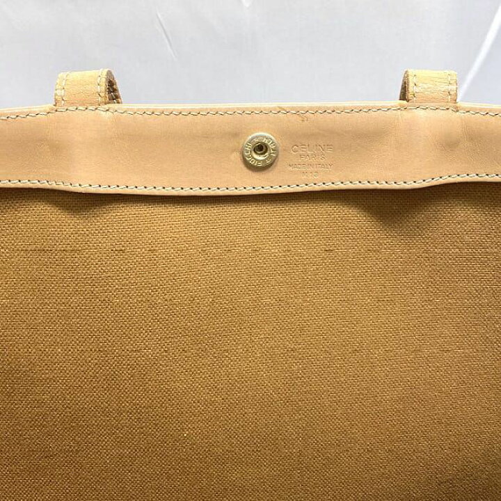 楽天市場】セリーヌ トートバッグ ブラウン ベージュ マカダム M13 美 